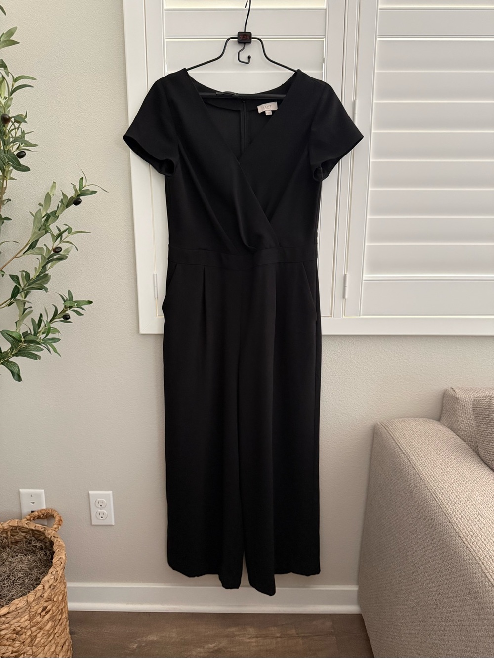 LOFT Classic Black Jumpsuit